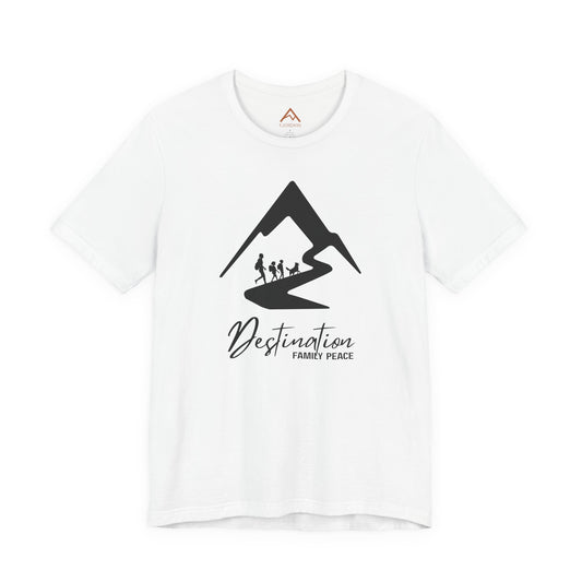 Destination family peace Short Sleeve Tee