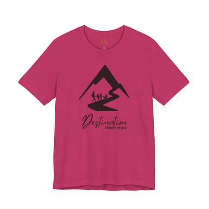 Destination family peace Short Sleeve Tee