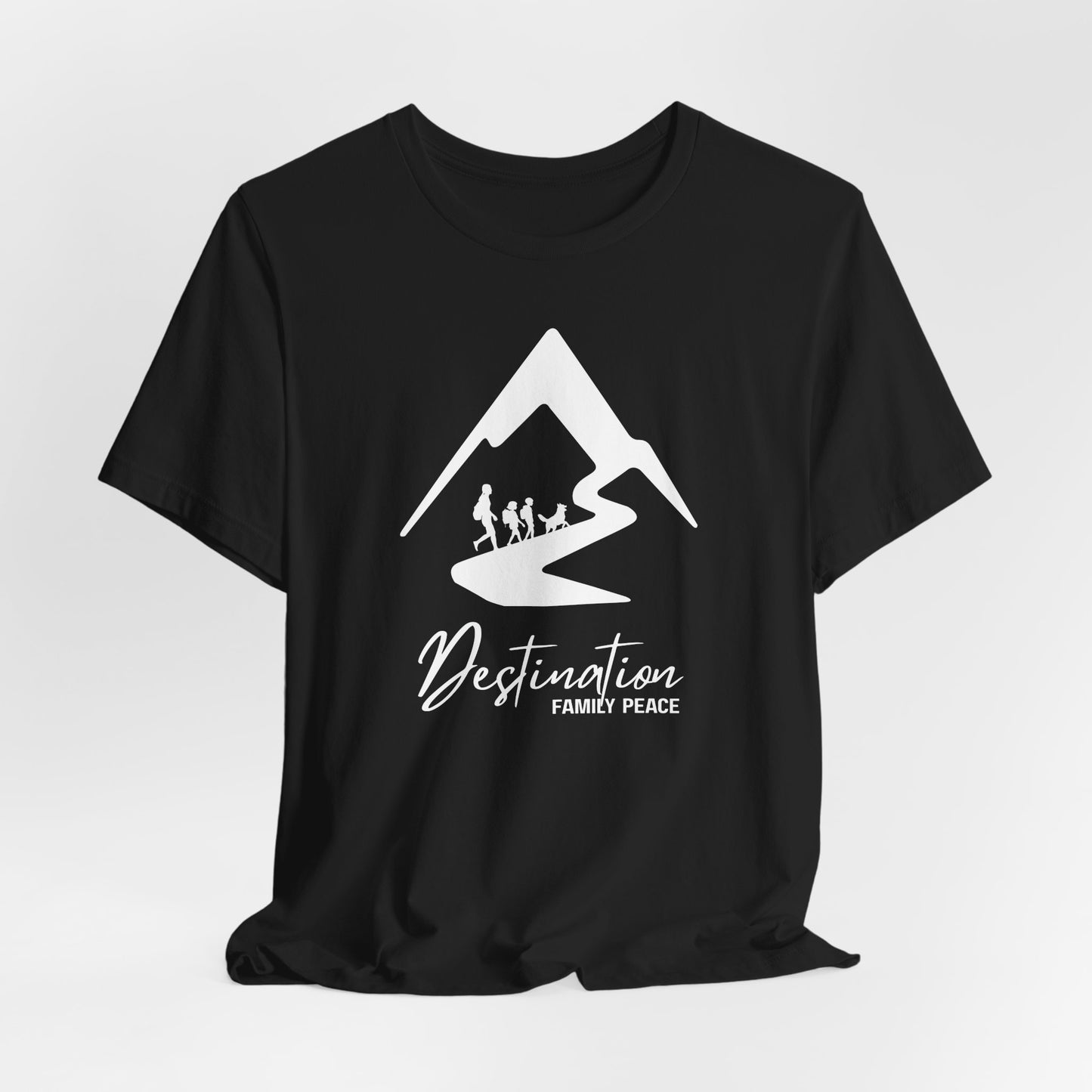 Destination family peace Short Sleeve Tee