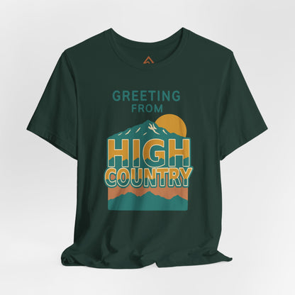 Greeting from High Country Short Sleeve Tee