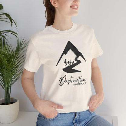 Destination family peace Short Sleeve Tee
