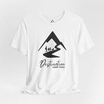 Destination family peace Short Sleeve Tee