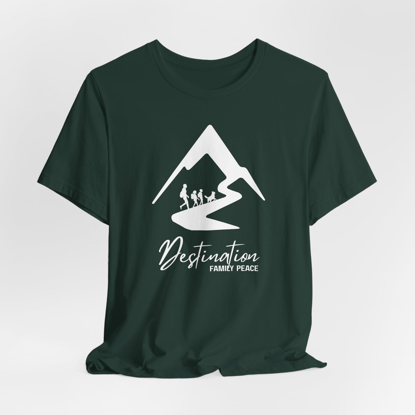 Destination family peace Short Sleeve Tee