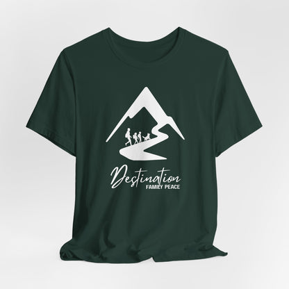 Destination family peace Short Sleeve Tee