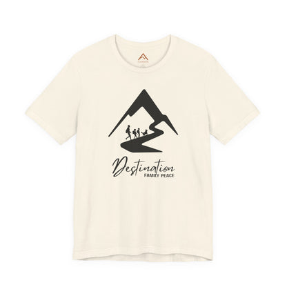 Destination family peace Short Sleeve Tee