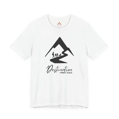 Destination family peace Short Sleeve Tee