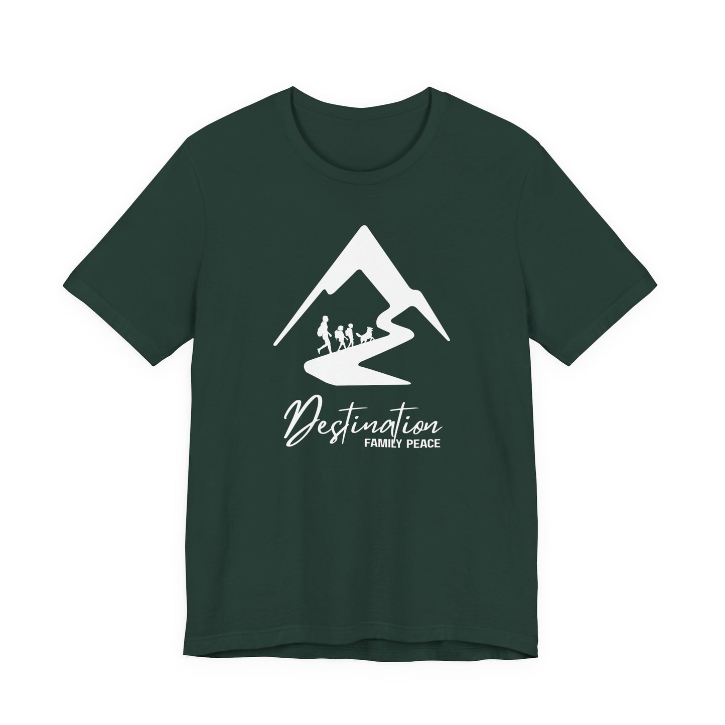 Destination family peace Short Sleeve Tee