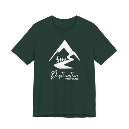 Destination family peace Short Sleeve Tee